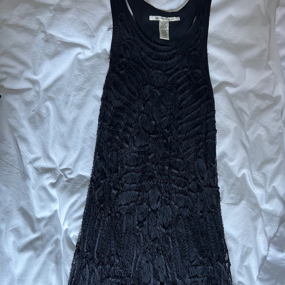Diane Von Furstenberg Black Dress